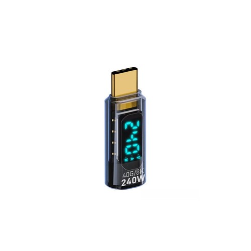 Digital LED Display USB 4.0 Type-C 40Gbps Adapter PD 240W USB C Extension Laptop - Picture 15 of 15