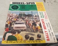 Jun 1967 SA WHEEL SPIN MALLALA  Original Programme Magazine HR HOLDEN Cover BP