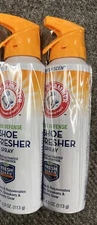 2 New Arm & Hammer Odor Defense Shoe Refresher Spray, 4 oz Each