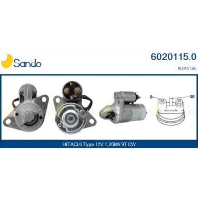 Starter Sando 6020115.0 für Hitachi Perkins