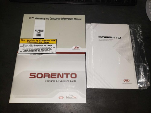 2020 Kia Sorento OEM Owners Manual - Picture 2 of 12