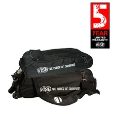 Vise Black 3 Ball Tote Bowling Bag WITH SHOE BAG 
