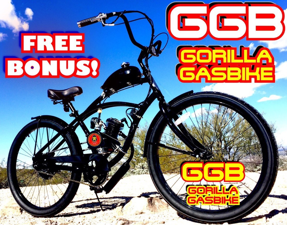 NEW 2-STROKE 66CC/80CC COMPLETE MOTORIZED BIKE KIT AND CRUISER