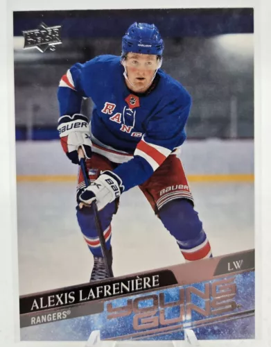 Alexis Lafreniere 2020-21 Upper Deck Young Guns Rookie Card RC #201 Rangers