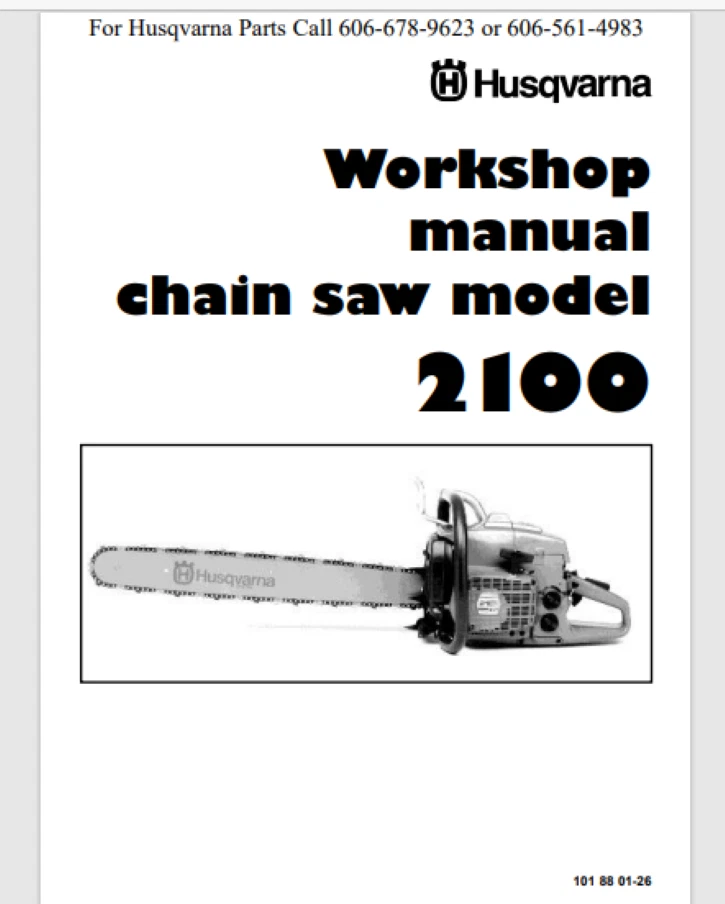 HUSQVARNA 23 COMPACT OPERATOR