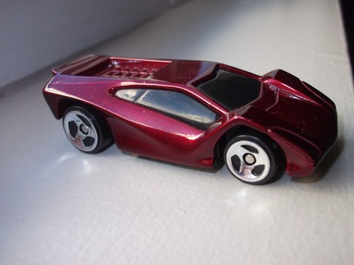 1999 Hot Wheels 1/64 Lamborghini Red Cruisers Modell Spielzeugauto