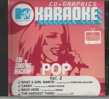 MTV Karaoke Pop Hits Vol. 2 The Singing Machine CD 2001 