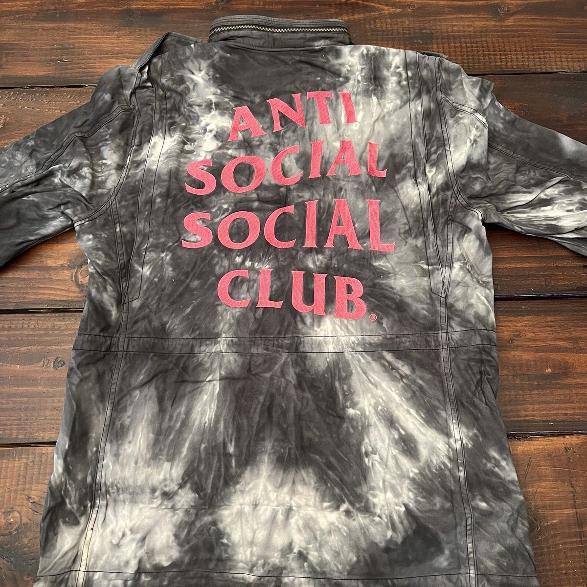 レア ANTI SOCIAL SOCIAL CLUB × ALPHA M-65 Anti Social Social Club Alpha Industries M-65 Tie Dye Jacket