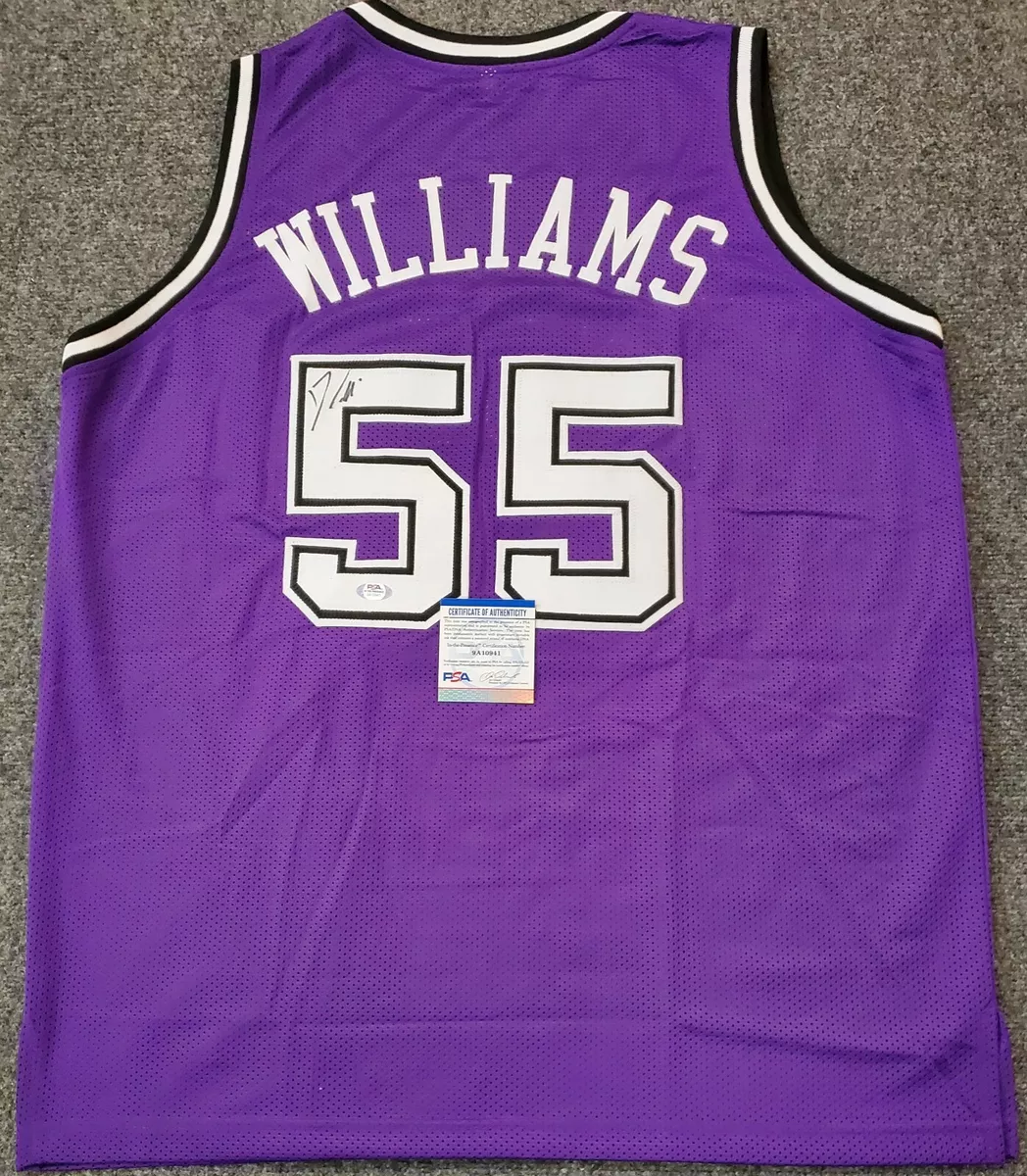 Jason Williams Signed Mitchell&Ness Sacramento Kings Shirt