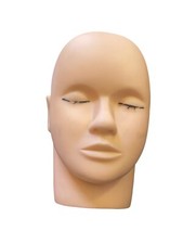 Mannequin False Fake Eyelash Silicone Face Practice Head Beauty Salon Model Head