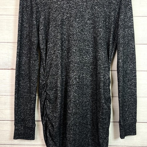 Athleta Gray Mock Neck Long Sleeve Sweater Dress Size Medium - Picture 4 of 10