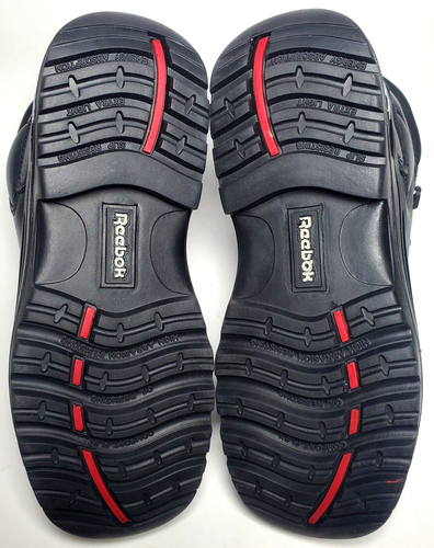 Reebok Women's Black Leather 6in Sport Boots Trainex Comp Toe, Size 7(Wide) - Picture 4 of 6