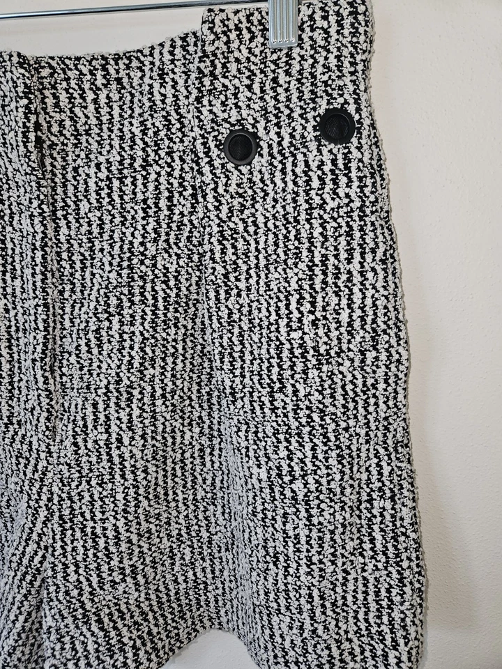 Плиссированные твидовые шорты Phillip Lim размер 4 - Изображение 3 из 4