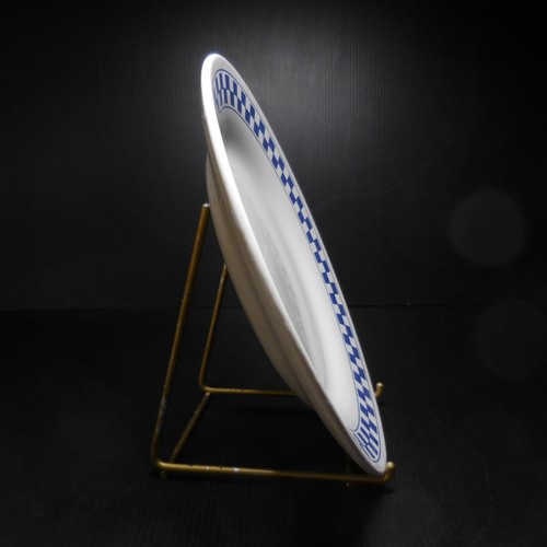 Plate Flat Ceramic Porcelain Design Oxford Brazil Vintage Art Deco N8012 - Imagen 3 de 12