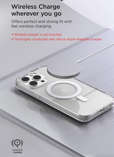 Per iPhone 14 / Plus / Pro / Pro custodia max design VRS cover telefono trasparente Magsafe - Foto 40 di 45