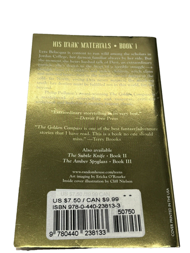 His Dark Materials 3-Book Paperback Boxed Set Philip Pullman Laurel-Leaf - Picture 4 of 15