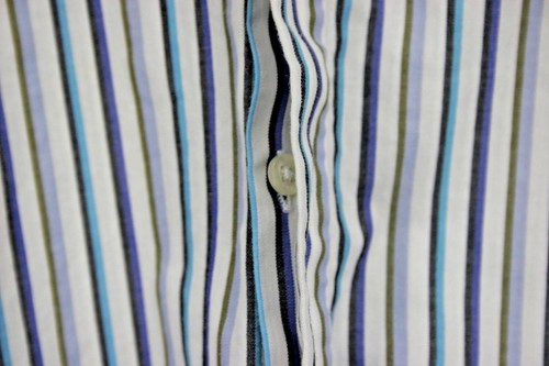 Ben Sherman Men's Shirt Size 4/XL L/S Button White/Purple/Gray Turquoise Striped - Picture 5 of 8