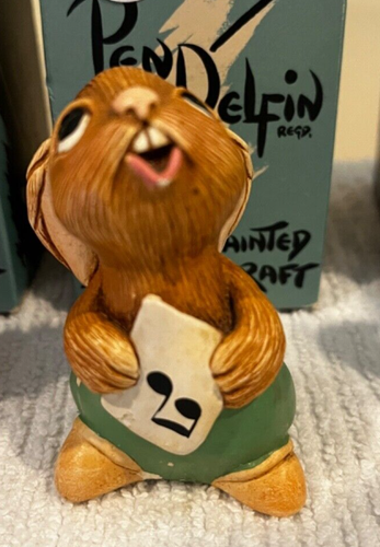 PenDelfin Rabbit 4 Musicians: Rolly-Rosa-Jingle-Rocky Hand-painted England - Picture 8 of 10