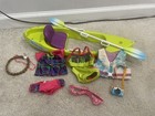 American Girl Retired Leah Accessories Lot Used Good Condition Clothes And Kayak