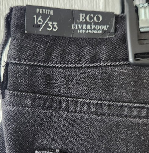 Jeans denim a polsino Liverpool taglia 16/33 Petite Herington Eco Marley - Foto 3 di 10