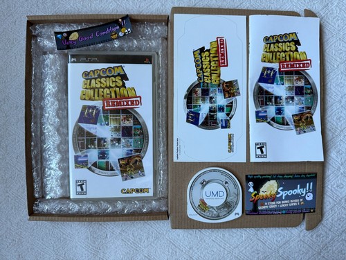 Capcom Classics Collection Remixed Sony PSP - NTSC-U/C USA VGC - Tracked - Picture 9 of 9
