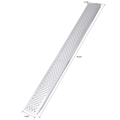 880lbs Aluminum Loading Portable Ramps for Pickup Motorcycle Truck Golf Cart 2Pc - Picture 3 of 8