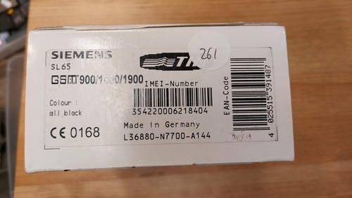 261.Siemens SL65 sehr selten - für Sammler - entsperrt - N E W - Bild 12 von 12