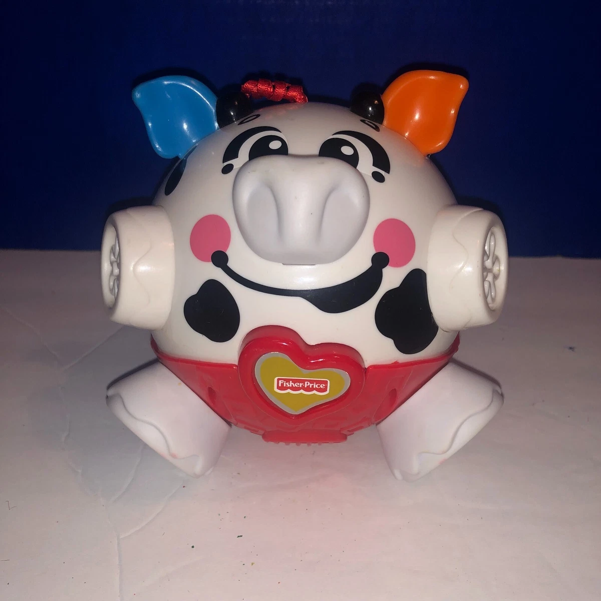  Fisher-Price Brilliant Basics Bounce & Giggle Pig : Toys & Games