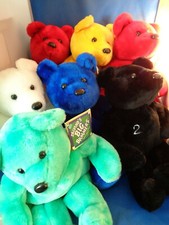 SALVINO'S BIG BAMMER'S 7 MLB 14" PLUSH BEAR FIGURES  LQQK 