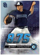 2019 Bowman Chrome Stat Tracker #STRW Ryan Weathers
