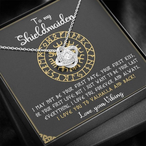 Shield Maiden Necklace For Woman Viking 