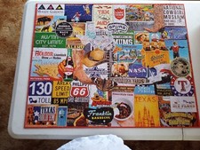 White Mountain "I Love Texas" Puzzle 1000 pcs Made in the USA