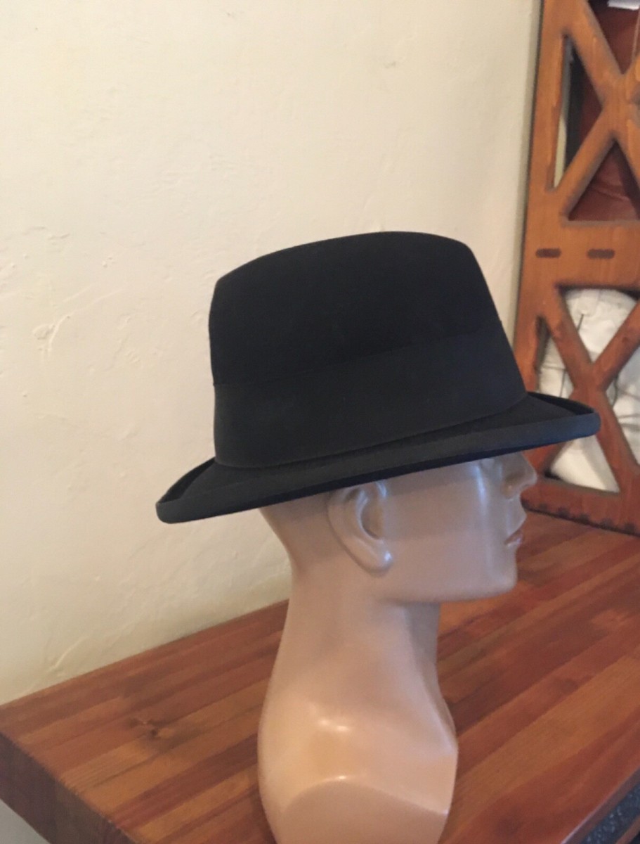 Stetson Royal Deluxe black homburg, 22