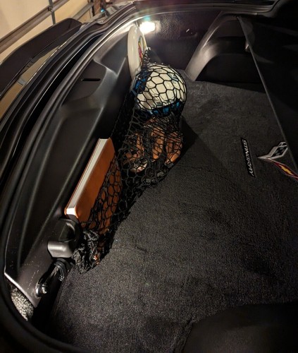 Cargo Net Rear Trunk Envelope Style For CHEVROLET CORVETTE C7 2014-2029 New - Picture 7 of 15