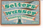 1 Etikett Berg- Brauerei Pretzsch , Selterswasser , DDR