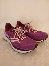 Saucony Women's Ride 14 Running Shoes, Razzle/Fairytale, Size 11 US