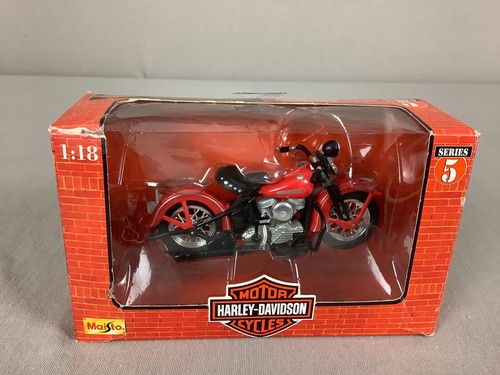 1998 Maisto Harley Davidson 1948 FL Panhead 1:18 Motorcycle New In Box