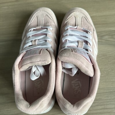 Vans Unisex Upland Chunky 90s‎ Low-Top Y2K Sneakers Pink Suede Size US:M9/W10.5 Vans Unisex Upland Chunky 90s Low-Top Y2K Sneakers Pink  main image 2