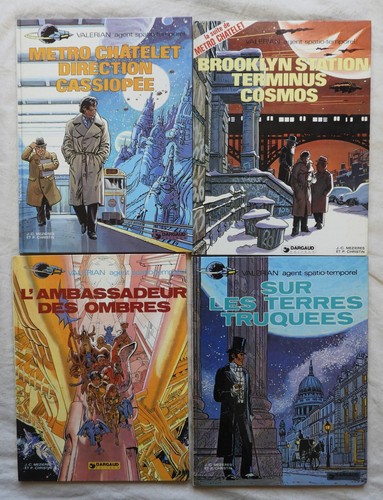 LOT de 4 BD : VALERIAN (Brooklin.., Métro Chatelet.., Sur les terres Turques...)