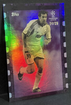 CORINTHIAN Luis Figo SUPER CAMPEÕES 2022-23 Topps Simplicidad UCL Real Madrid Legend Luis Figo Purple