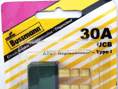 Disyuntor Bussmann UCB-30 30 Amp ATC repuesto 12VDC tipo I automotriz - Imagen 7 de 10