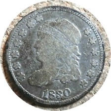buste coiffé elfe demi dime 1830 collection Szego AS463