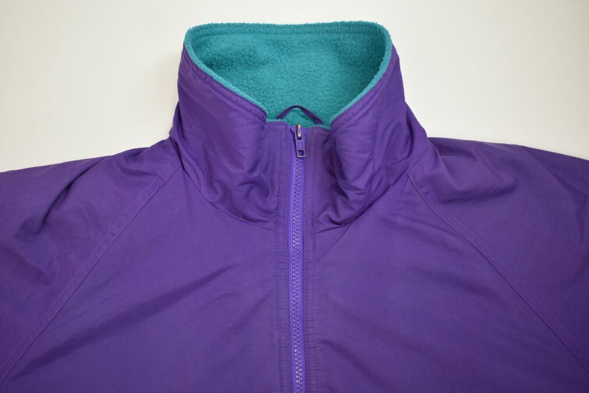 VTG Black Ice Purple Zip Front Long Sleeve Athletic Soft VTG Black Ice Purple Zip Front Long Sleeve Athletic Soft
