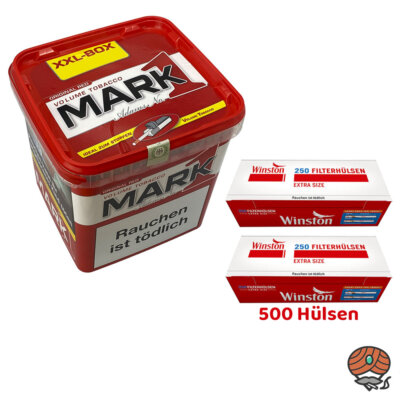 Mark Adams No.1/Mark1 Original Red Volumentabak 320g XXL Box Winston Extra Hüls