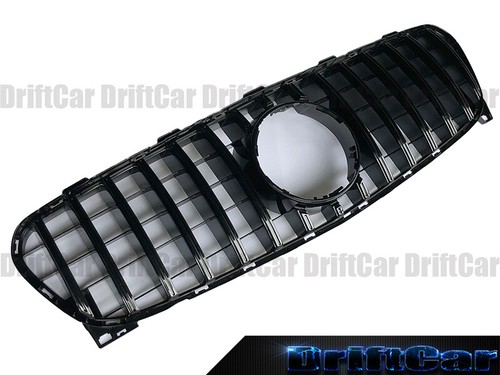 FIT X156 BZ Bz GLA 2018 2019 2020 SUV GT GRILLE FULL JET GLOSSY BLACK - Picture 3 of 4
