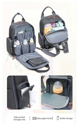 Diaper Bag Backpack Stroller Baby Bags for Mom Nappy Bag Mommy Maternity Package - Picture 17 of 24