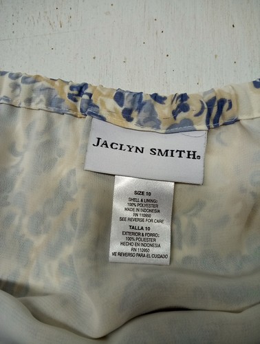 JACLYN SMITH WOMEN'S A-LINE LINED STRETCHY SKIRT MULTICOLORS SIZE 10 - Picture 3 of 4