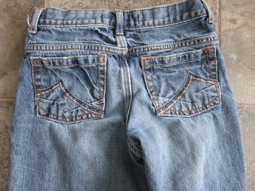 Wrangler 20X Boys 14 Regular 26x28 Youth Jeans Blue Western Adjustable Waist - Picture 10 of 10