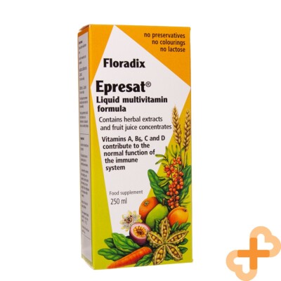 Floradix Epresat 250 ML Kräuter- Multivitamin Immunsystem Stütze Ergänzung