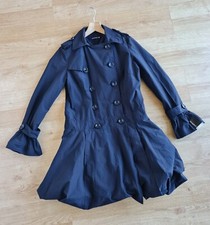 Ladies Bnwt Vintage Atmosphere Black Puff Ball Coat Size 10